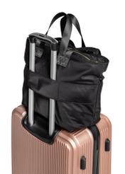 Czarna duża torebka shopper TOREN-0325-99(Z25)