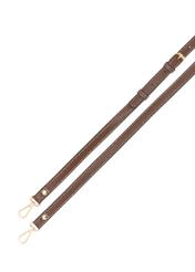 Słomkowa torebka damska typu shopper TOREC-1219-1E(W26), widok paska produktu na białym tle.