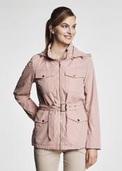 Women's spring jacket with belt KURDT-0170-34(W21)-05