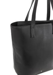 Czarna skórzana torebka shopper TORES-0850A-99(W24)