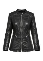 Women's leather biker jacket KURDS-0497-1283(Z24)-03