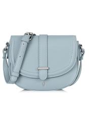 Niebieska torebka damska typu saddle bag TOREC-0758-61(W23)-01
