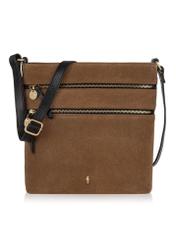 Brown and black leather women's handbag TORES 1047-98 (Z24) photo 3