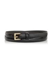 Thin leather women's belt PASDS-0313-98(Z24)-01