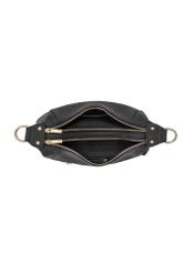 Nieusztywniana czarna torebka na ramię TOREC-0885-99(W24)