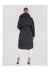 Długa czarna kurtka damska z puchem KURDT-0275-99(Z20)