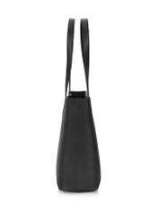 Duża czarna torebka skórzana damska TORES-0971-99(W24)