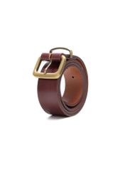 Skórzany pasek damski croco PASDS-0312A-49(Z25), widok produktu skosem na białym tle.