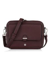 Burgundy two-compartment shoulder bag TOREC-0405B-49(Z24)-01