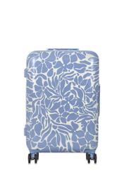 Medium suitcase in MONOI pattern WALAB-0068-61-24(W24)-01