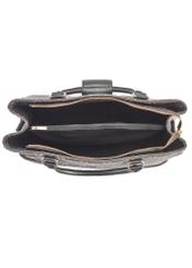 Brązowa damska torba podróżna z monogramem TOREC-1079-89(Z25)