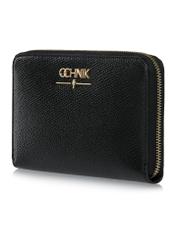 Black medium leather women's wallet PORES-0931-99(Z24)