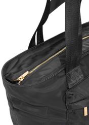 Czarna duża torebka shopper TOREN-0325-99(Z25)