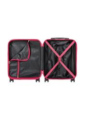 Walizka mała na kółkach WALAB-0040-5E-19(W26), widok produktu w środku na białym tle.