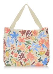 Kwiecista torebka damska shopper TOREN-0251-15(W23)-01