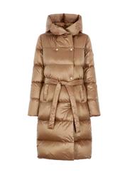 Women's beige winter jacket KURDT-0332-82(Z21)-05