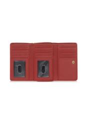 Duży czerwony skórzany portfel damski PORES-0801C-40(Z23)-04