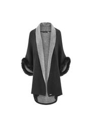 Ponczo damskie PONDT-0005-99(Z17)-01