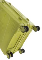 Komplet walizek na kółkach 19"/24"/28" WALPP-0028-8G(W26), widok kółek produktu na białym tle.