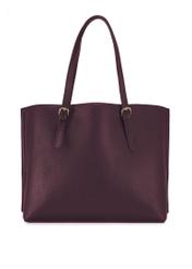Bordowa duża torba shopper TOREC-1088-49(Z25)