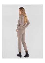 Beżowe spodnie dresowe damskie SPODT-0047-81(Z20)