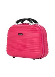 Kosmetyczka podróżna WALAB-0040-5E-14(W26), widok produktu skosem na białym tle.