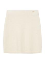 Wełniana spódnica damska mini SPCDT-0118-12(Z25), widok produktu z przodu na białym tle.