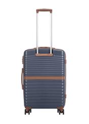 Walizka średnia na kółkach WALAB-0084-7D-24(W26), widok produktu z tyłu na białym tle.