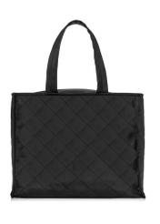 Torebka damska typu tote bag TOREN-0268A-99(Z25), widok produktu z tyłu na białym tle.