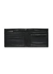 Czarny skórzany niezapinany portfel męski PORMS-0555-99(W24)