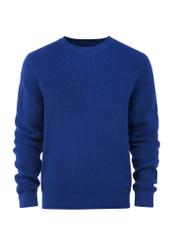 Blue men's sweater SWEMT-0156-61(Z24)-01