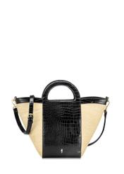 Koszyczek damski ze wzorem croco TOREC-0672-15(W22)-01