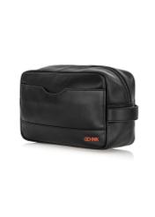 Black leather men's cosmetic bag TORMS-0443-99(Z24)