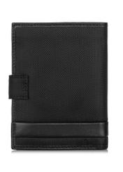 Czarny rozkładany portfel męski  PORMN-0017-99(Z23)