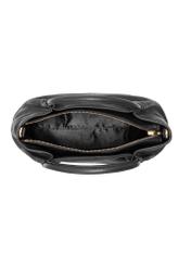 Skórzana czarna torebka damska TORES-1007-99(W24)