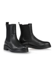 Black leather men's Chelsea boots BUTYM-0462-99(Z24)-02