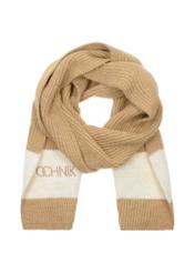 Beige women's scarf with OCHNIK logo SZADT-0125A-81(Z24)-04