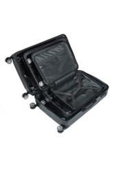 Komplet walizek na kółkach 19'/24'/28' WALPC-0014-99(W26), widok produktów w środku na białym tle.