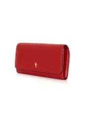 Large red leather women's wallet PORES-0893E-41(Z24)-02