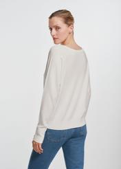 Cream women's sweater SWEDT-0211-12(Z24)-02