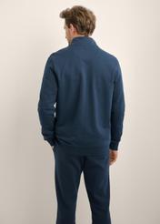 Granatowa bluza męska na suwak BLZMT-0085-7E(Z26)