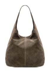 Zamszowa shopperka damska khaki TORES-1177-57(Z25)