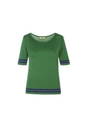 Women's short sleeve sweater SWEDT-0090-51(W19)-01