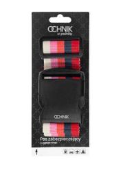 Pas bagażowy AW-011-0001-18(W25), widok przodu produktu w opakowaniu na białym tle.