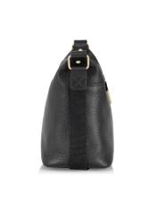 Skórzana torebka damska w kolorze czarnym TORES-0984-99(W24)