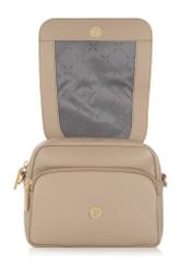 Beige leather women's messenger bag TORES-0958-81(Z24) pic. 8