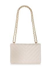 Cream quilted women's bag TOREC-0528B-12(Z24)-05