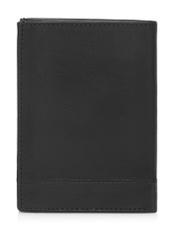 Black leather men's wallet PORMS-0621-99(Z24)-02