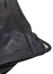 Czarne męskie rękawiczki skórzane REKMS-0087-99(Z25)