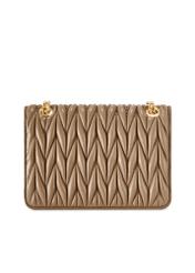 Beżowa torebka damska z łańcuszkiem TOREC-1102-24(Z25)